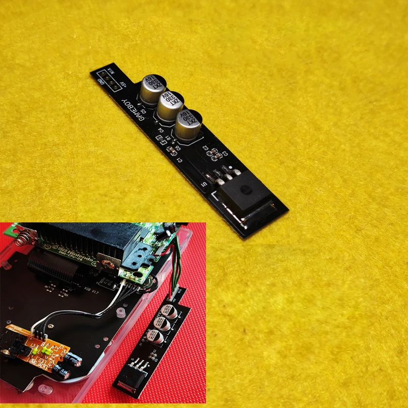 Nova Substituição GB de Alimentação do Módulo de Placa de Adaptador para Gameboy IPS LCD Tela para GB DMG IPS de Alto Brilho da Tela Adaptador de Alimentação