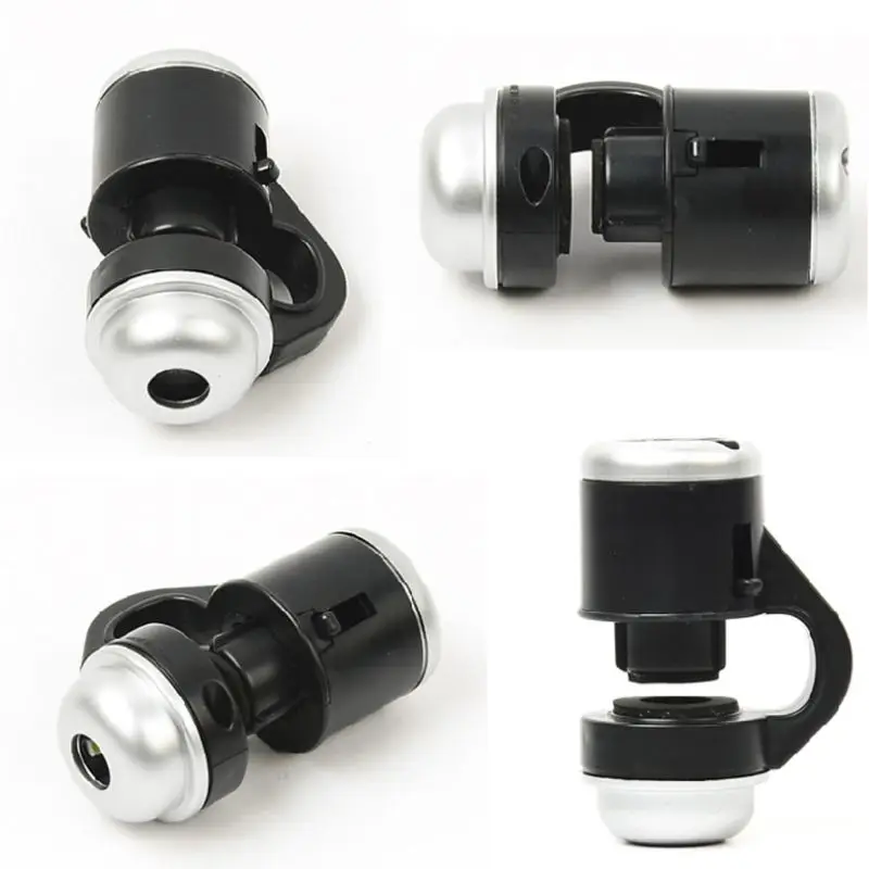 X37E 30X de Vidro para o Telefone Clip-On Microscópio, Lupa LED Luzes de Micro Universal Lente com Grampo para Impressões Pequenas