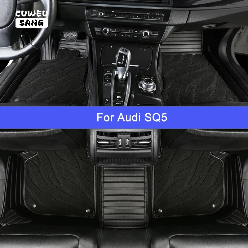 CUWEUSANG tapete para carros Personalizados Para Audi SQ5 de Luxo de Acessórios de automóveis Pé Tapete