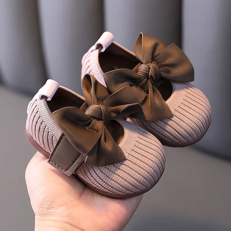 Bebê Andando Sapatos da Primavera e do Outono de 0 a 5 Anos de Idade as Crianças Sapatos Sapatos de Princesa Meninas' Sapatas antiderrapante Macio, com Sola de Sapatos de Bebê