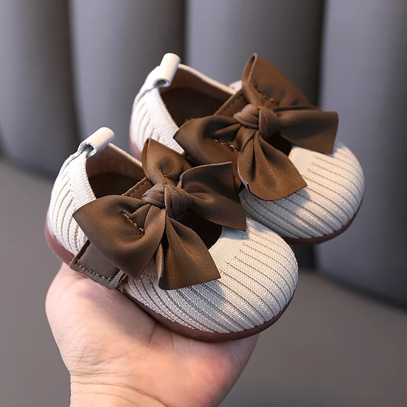 Bebê Andando Sapatos da Primavera e do Outono de 0 a 5 Anos de Idade as Crianças Sapatos Sapatos de Princesa Meninas' Sapatas antiderrapante Macio, com Sola de Sapatos de Bebê
