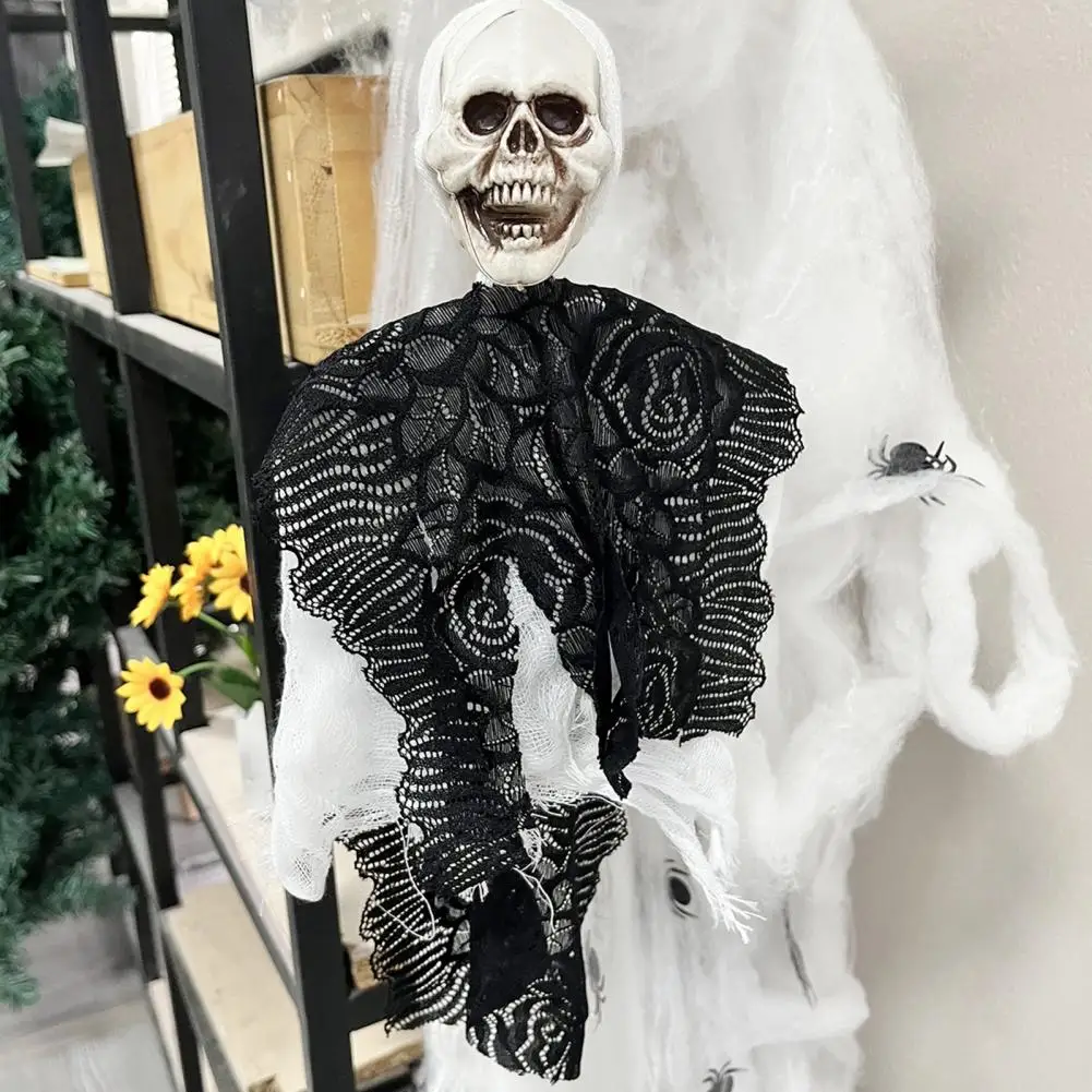 Decoração De Halloween Esqueleto De Brinquedo Do Fantasma De Suspensão Da Decoração Da Casa Assombrada Assustador Adereços De Decoração Para Uma Festa Pingente Ornamento Da Fonte Do Partido