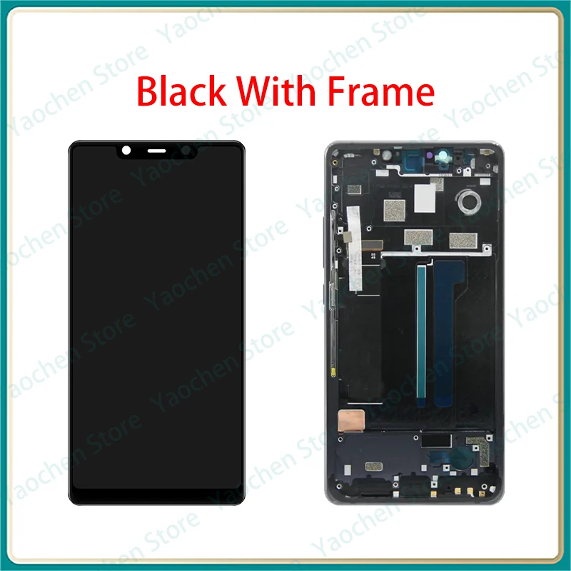 para Xiaomi Mi 8 SE Display LCD com Moldura,Digitador da Tela de Toque de Montagem Para Xiaomi Mi8se Reparo da Tela