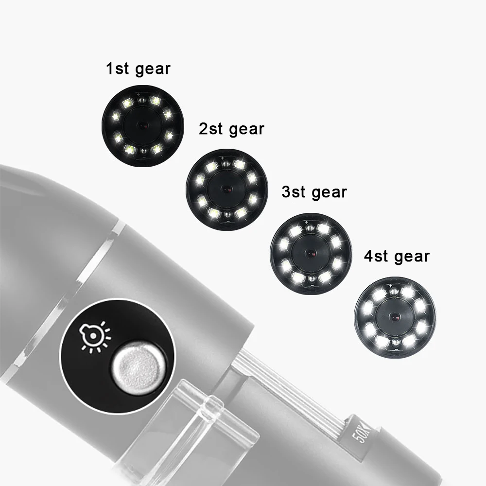 1600X Microscópio Digital Câmera 3in1-Tipo C USB Portátil Eletrônico Microscópio Para Soldar LED lente de aumento Para o Telefone Celular de Reparação