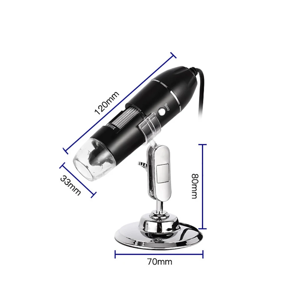 1600X Microscópio Digital Câmera 3in1-Tipo C USB Portátil Eletrônico Microscópio Para Soldar LED lente de aumento Para o Telefone Celular de Reparação