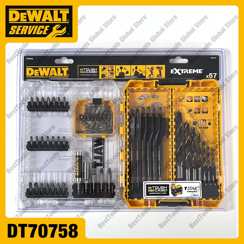 DEWALT DT70758 madeira ferramenta de poder acessórios profissionais broca conjunto