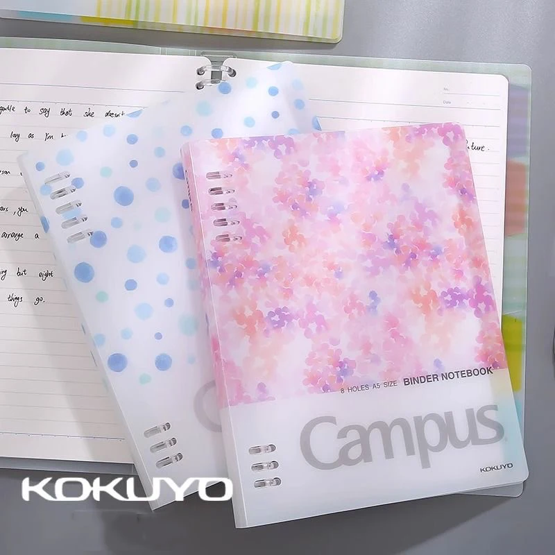 1pc Japão Kokuyo Campus 8 Buraco Folhas Soltas de Caderno A5 B5 Grande Capacidade Destacável Substituível Interior de Recarga Diário Notebook