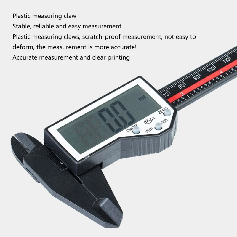 Digital Pachometer Ferramentas de Medição Vernier Caliper 0-150mm Paquímetro Eletrônico
