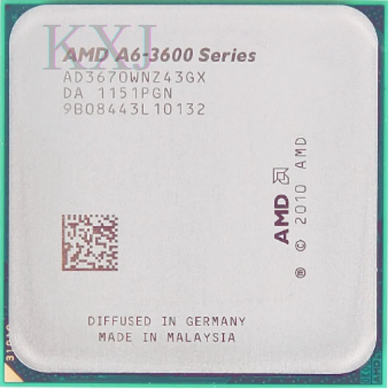 AMD A6-Série A6-3670K A6-3670 A6 3670 2.7 GHz Quad-Core CPU Processador AD3670WNZ43GX Socket FM1 A6-3670 A6-3670K A6 3670 AD367