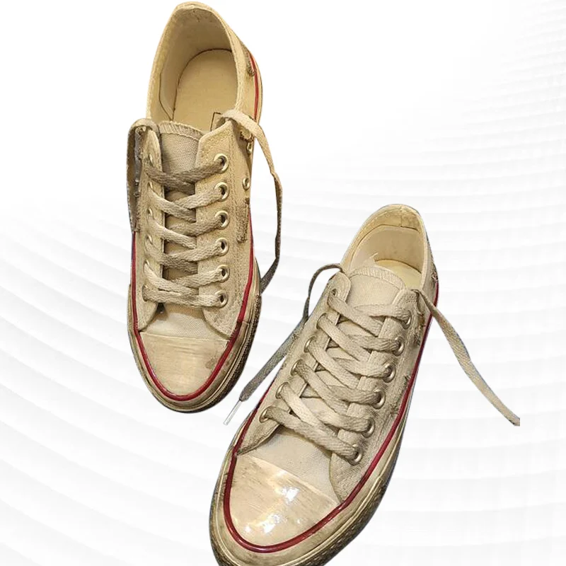Tendência simples, feitos à mão pesada velha família sapatos de lona confortável hip hop estilo de dança de rua, placa de sapatos