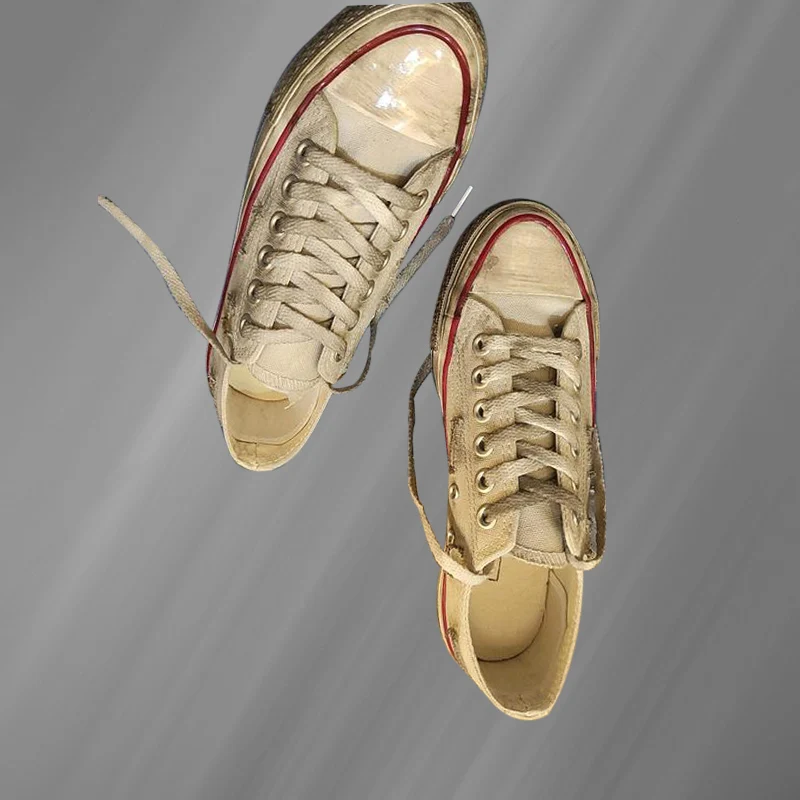 Tendência simples, feitos à mão pesada velha família sapatos de lona confortável hip hop estilo de dança de rua, placa de sapatos