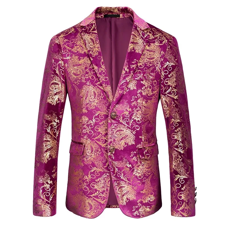 2023 Moda de Nova empresa, masculina Casual Boutique de Negócios Slim Fit Desgaste Formal Banquete de Bronzeamento Vestido de Terno Blazers Jaqueta Casaco
