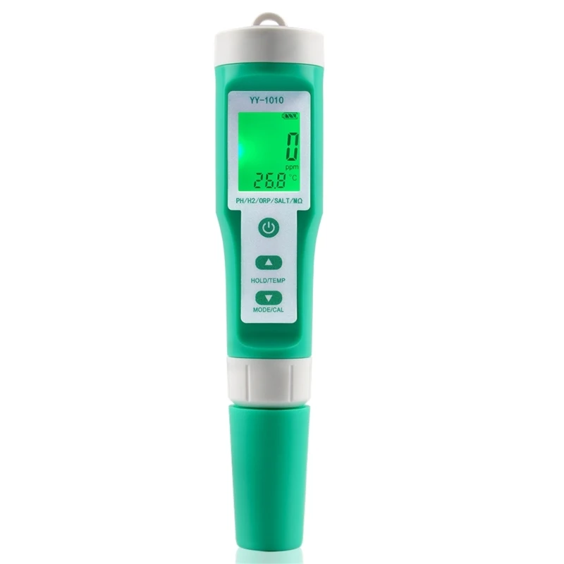 Medidor de pH Digital 10 em 1 a Qualidade da Água Testador PH/TDS/ORP//Fértil/Salinidade/Temp Dropship