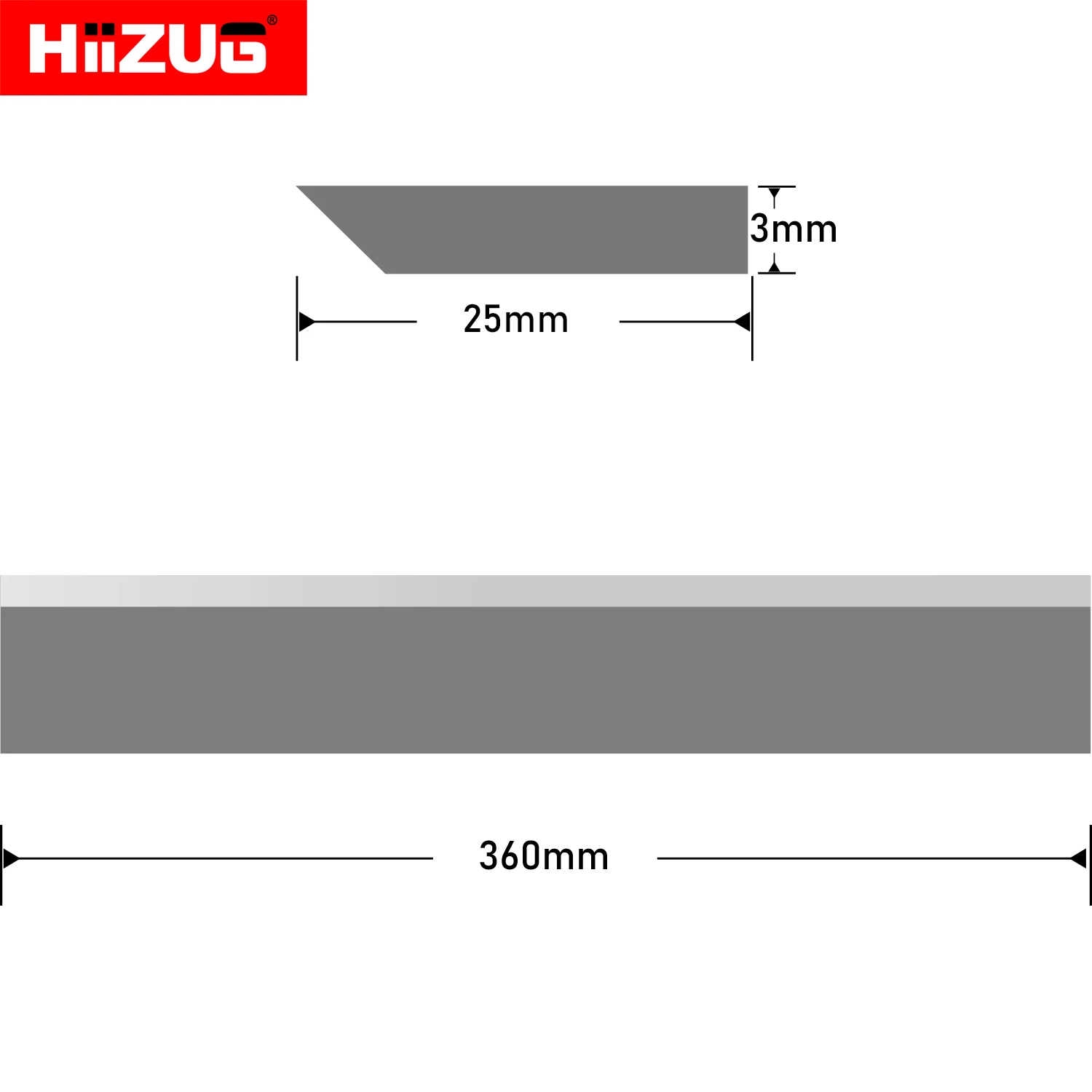 360 mm×25 mm×3 mm Plaina de Madeira Lâminas de Facas para Plaina Elétrica Thicknesser Plaina Máquinas HSS TCT Conjunto de 3