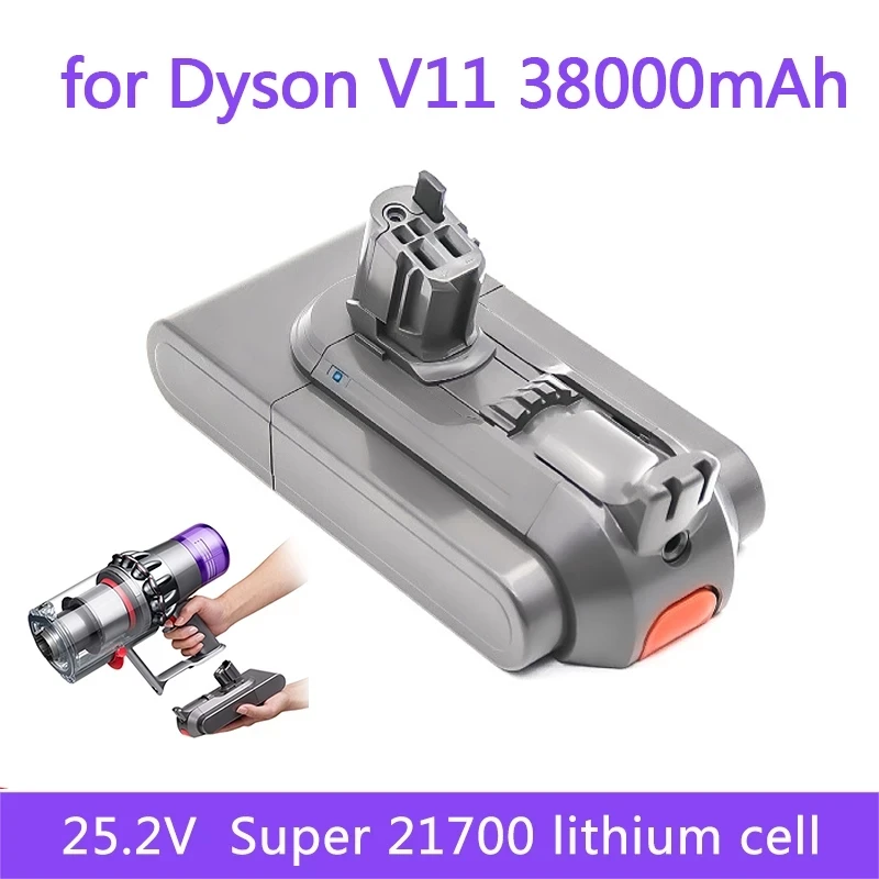 Novo Para Dyson V11 Bateria Absoluta V11 Animal do Li-íon do Aspirador Bateria Recarregável Super célula de lítio 38000mAh