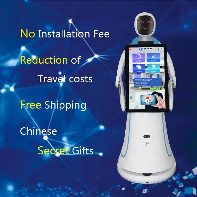 Csjbot Amy Plus Inteligência Artificial Humanos Serviço Interativo Robô para o Hotel