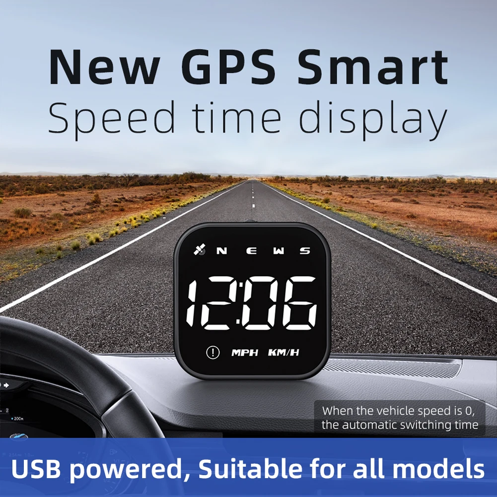 HUD Head Up Display UBS Interface Portátil do Carro de Exibição de excesso de velocidade Lembrete de Fadiga de Condução Lembrete para Todos os Carros, Acessórios para carros