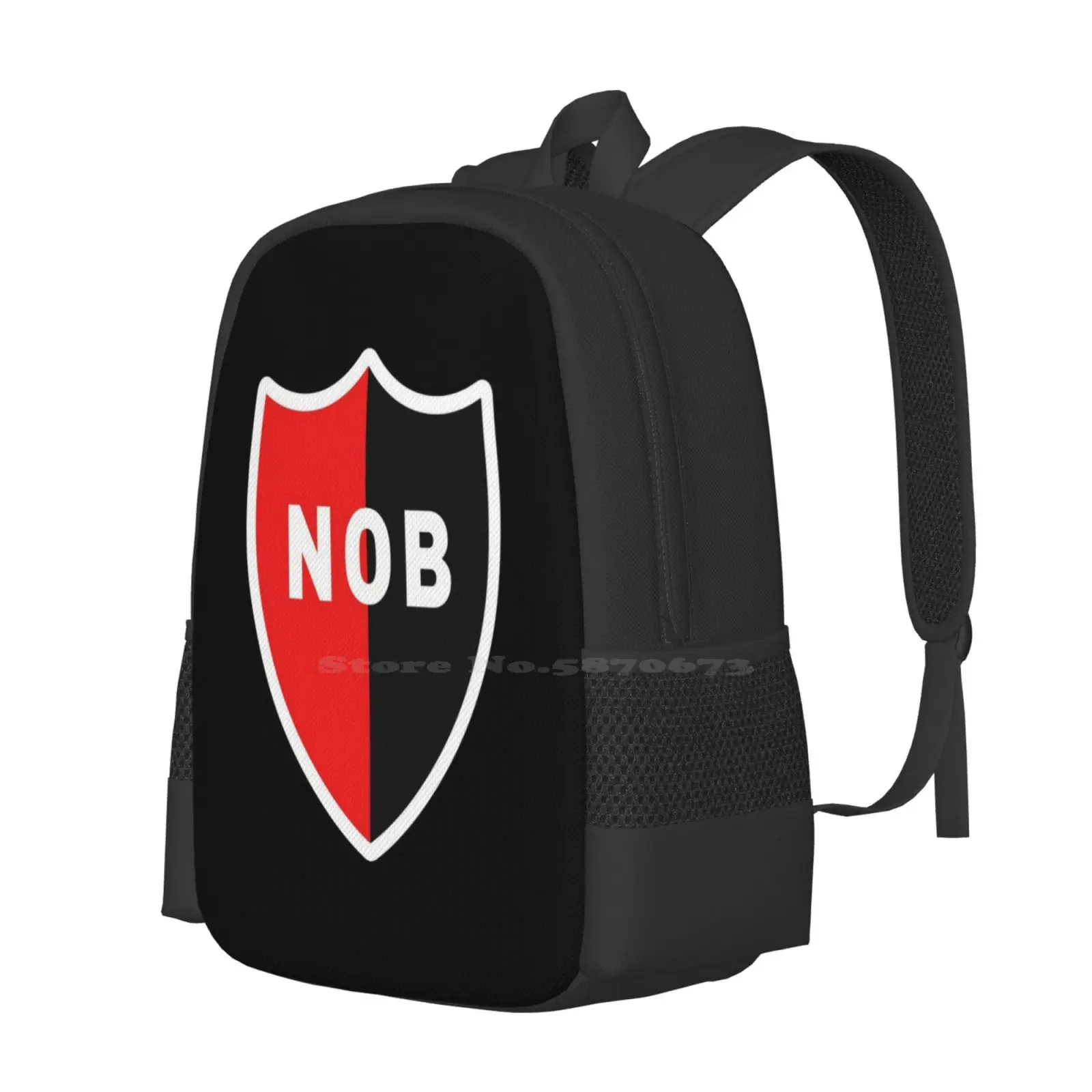 Newell Padrão de Moda Design de Viagem Portátil Escola de Mochila Saco Newells Old Boys Estádio Marcelo Bielsa Nob Logotipo Escudo Escudo