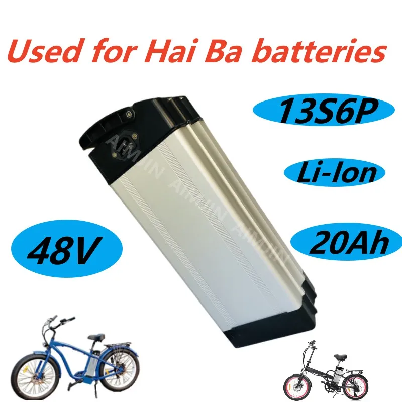 Para HaiBa 48V Ebike Bateria 20Ah Shengmilo MX20 de Dobramento de Gordura Pneu de Neve Bicicleta Bicicleta Elétrica