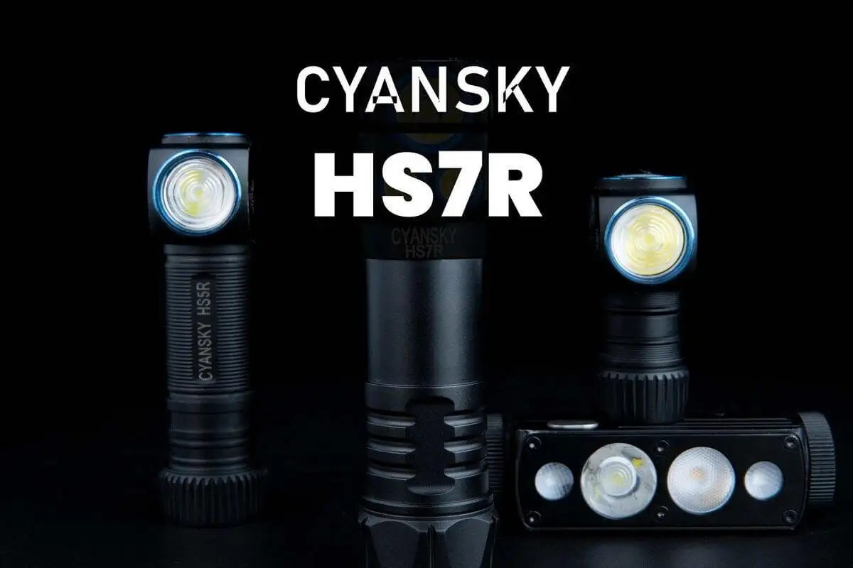 Cyansky HS7R Multi-função Recarregável Farol