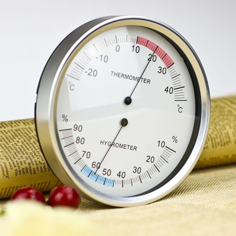Dial Tipo de Higrômetro/Termômetro Medidor de Umidade Temperatura de Umidade R7UA