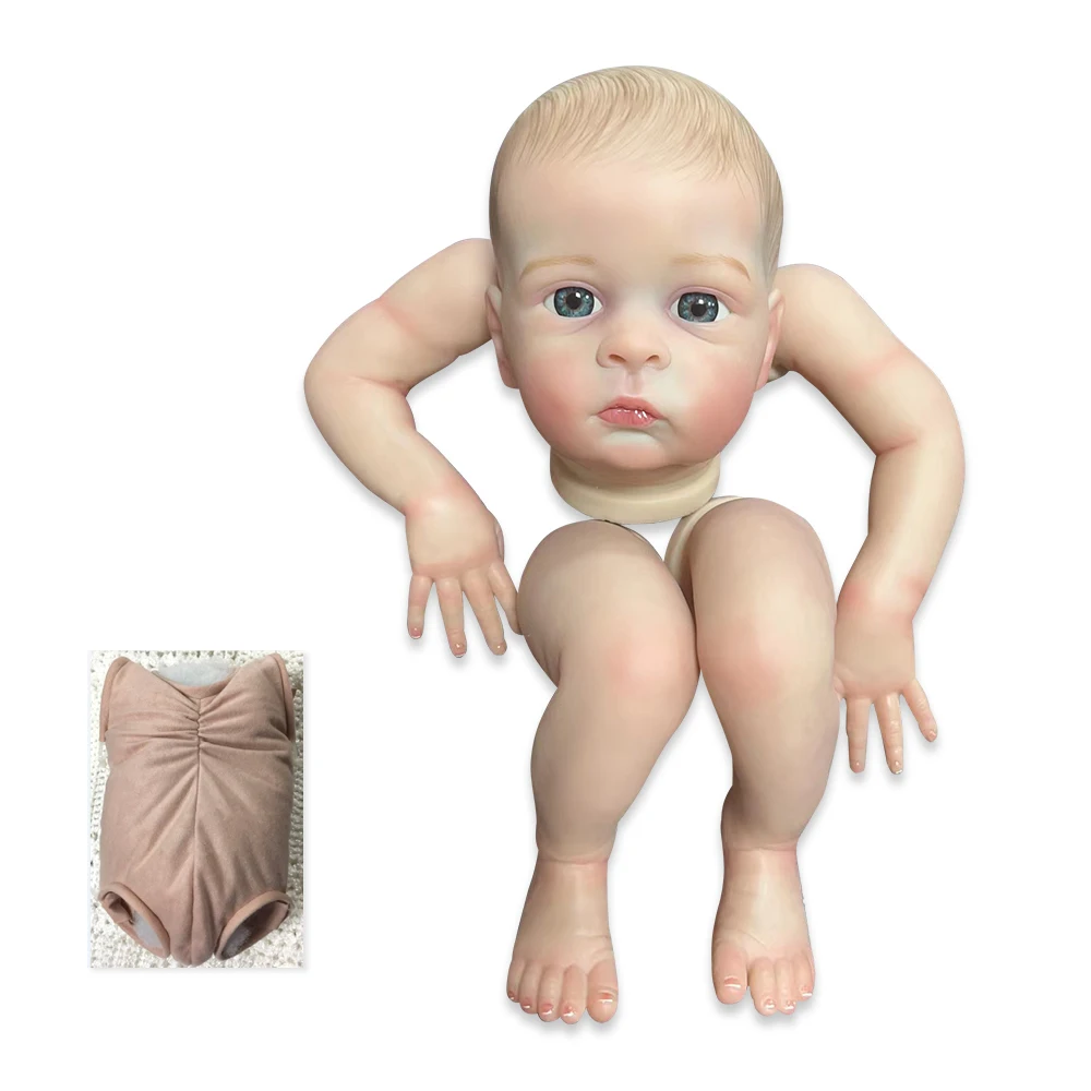 18inch Renascer Boneca Kit de Oskar Acordado, o Bebê Já Pintou Inacabado Boneca Peças