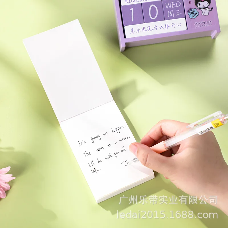 1-10pcs Sanrio Estacionário Notebook Atacado de desenhos animados Mini Notebook Portátil de Plástico das Crianças Vinculado em Branco do Livro de Nota de Primavera Série
