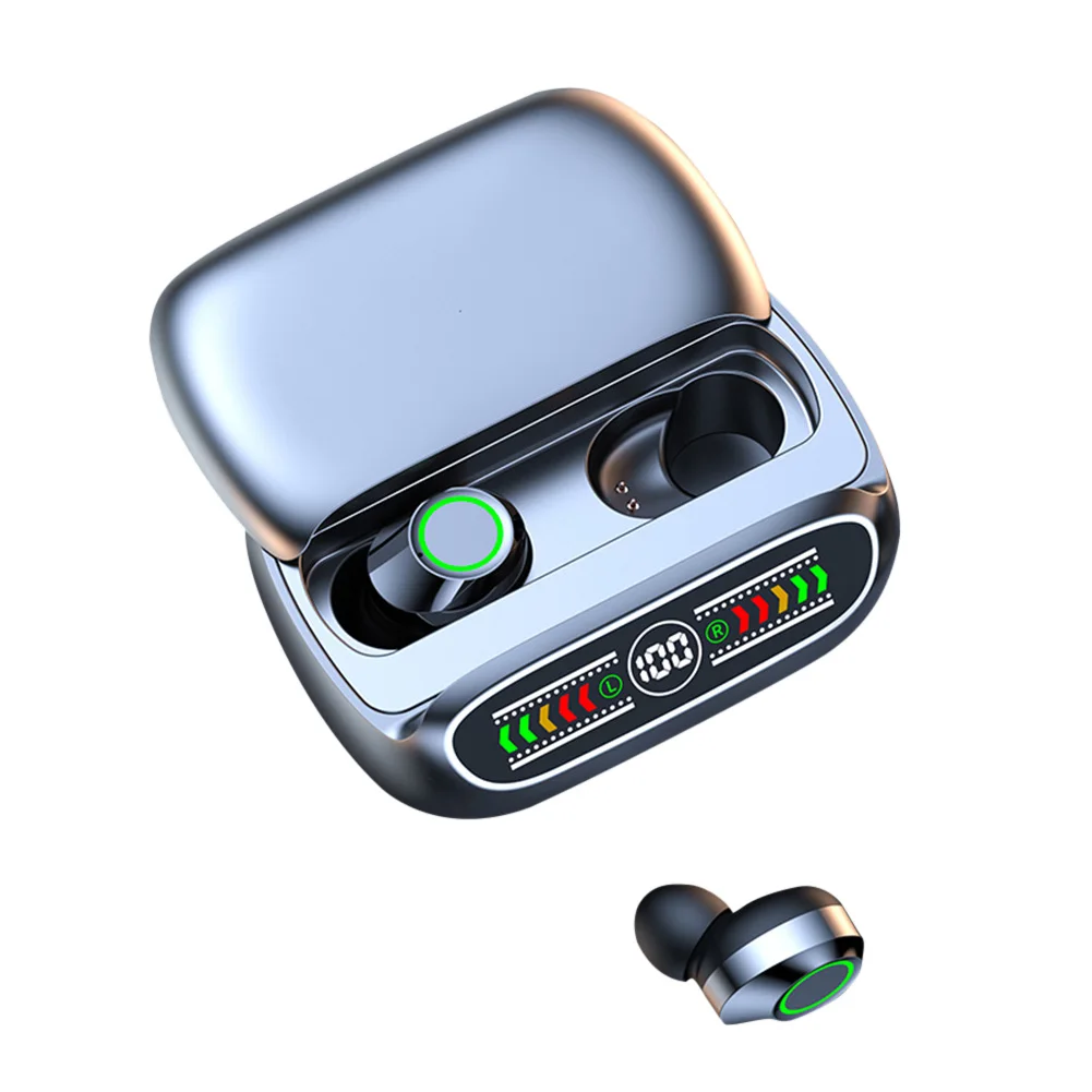 Fones De Ouvido Sem Fio Inteligente De Redução De Ruído Fones De Ouvido Sport Impermeável Compatível Com Bluetooth 5.3 Controle De Toque A Música De Fone De Ouvido