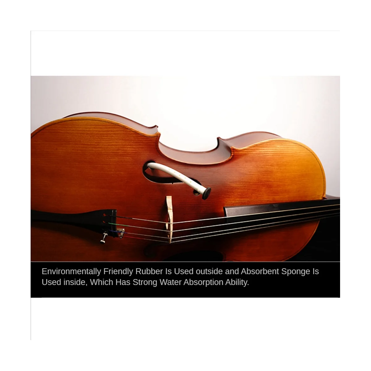 Violoncelo Umidificador de Som do Painel de Buraco Umidificador Tubo de Manutenção para Violino Violoncelo Instrumentos Musicais Peças