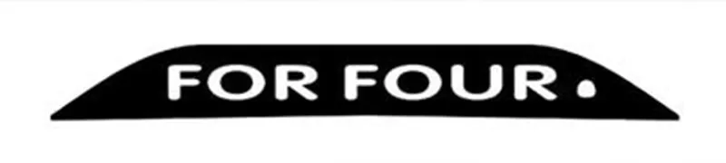Estilo carro de Fibra de Carbono/aço Inoxidável Vinil Adesivo de Alta Luz de Freio Adesivo Especial Projetado Para 2016-2018 Smart Forfour