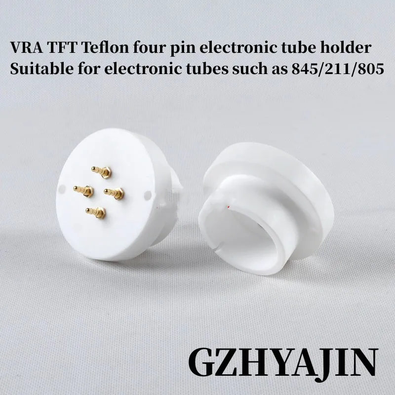 RA TFT de Teflon pino de quatro eletrônicos de tubos é adequada para meios eletrônicos de tubos, tais como 845/211/805