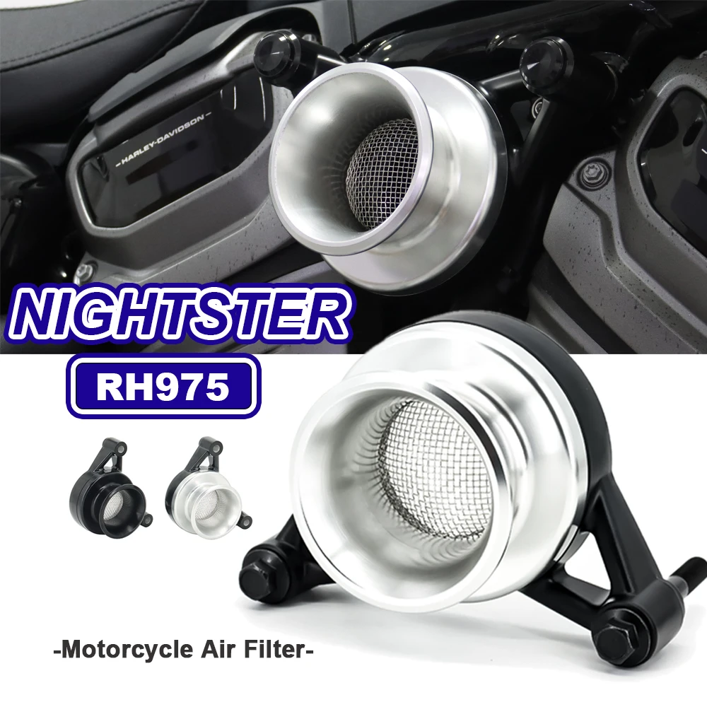 Nightster975 Acessórios para Harley RH975 a Nova Moto de Artesanato Aspirador de Ar de Admissão, o Sistema de Filtro Kit de Aço Inoxidável RH 975 2023