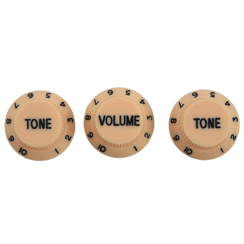 3 Peças De Violão De Aço Tremolo Bridge Molas De Tensão E Creme Azul Escuro Tipo De Letra 1 Volume E 2 Tone Guitar Botões De Controle