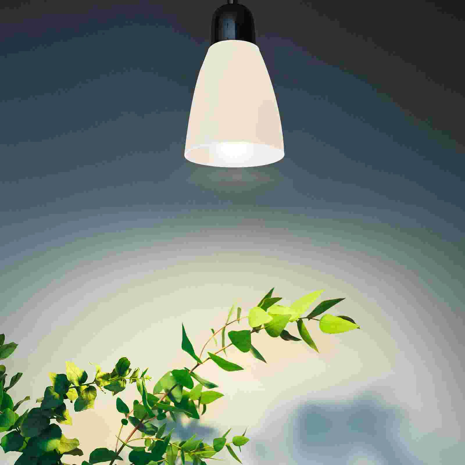 4 Peças De Plástico Abajur Luminárias De Mesa De Parede De Luz Do Agregado Familiar Tampa Decorativa Pequena Lisa Durável Forma De Cabeça De Casa Shell