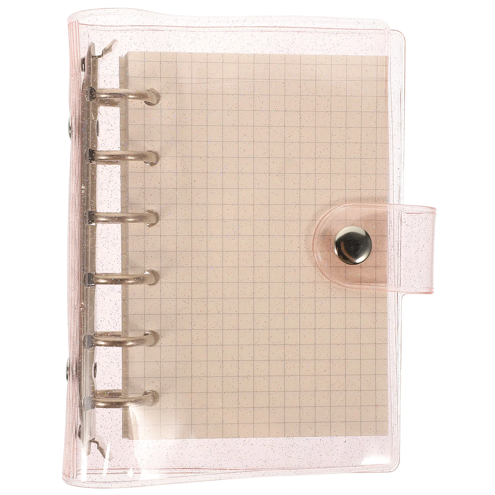Caderno de folhas soltas Flexível Fichário Alunos Pequena Multi-função bloco de notas Novidade de Escrita Criativa Papel Grosso A7 Mini