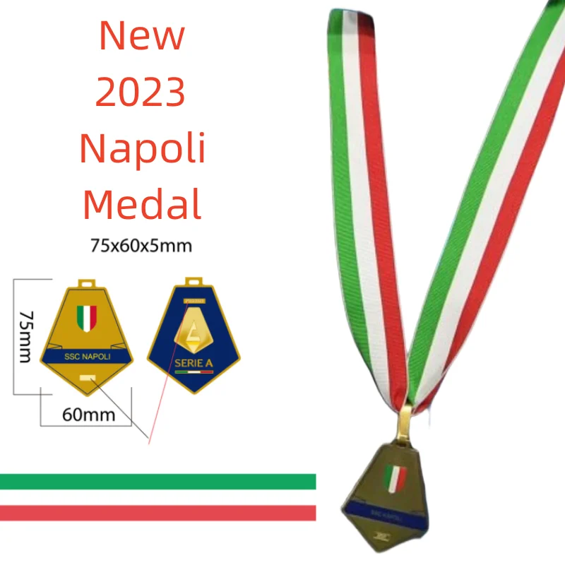 Itália na Copa dos Campeões CAMPIONE D'ITALIA NAPOLI Medalha 2022-2023