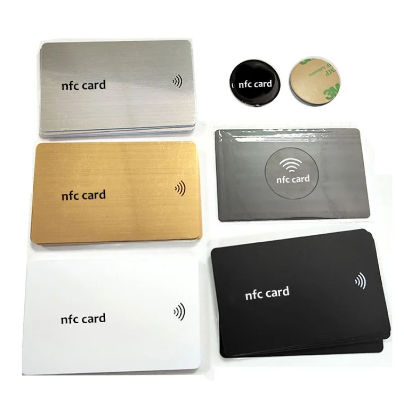 De 13,56 mhz rfid cartões inteligentes híbridos de pagamento fina nfc membership card para smart door lock