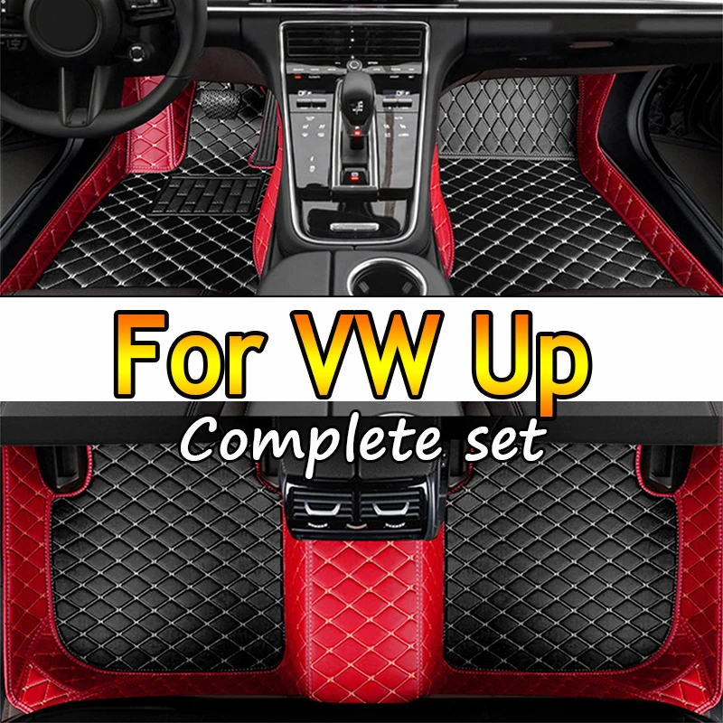 Carro Tapete Para VW Volkswagen Up 2012~2019 Impermeável Tapete Automotivo Para Carro de Tapetes de Carro Accessoire Voiture de Acessórios para carros