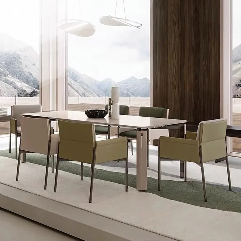Pátio, Cadeiras de Jantar em Restaurante Moderno Designer Nórdicos Cadeira Jogos de Mesa Vaidade Móvel Juegos De Comedor Salão de Móveis SQC