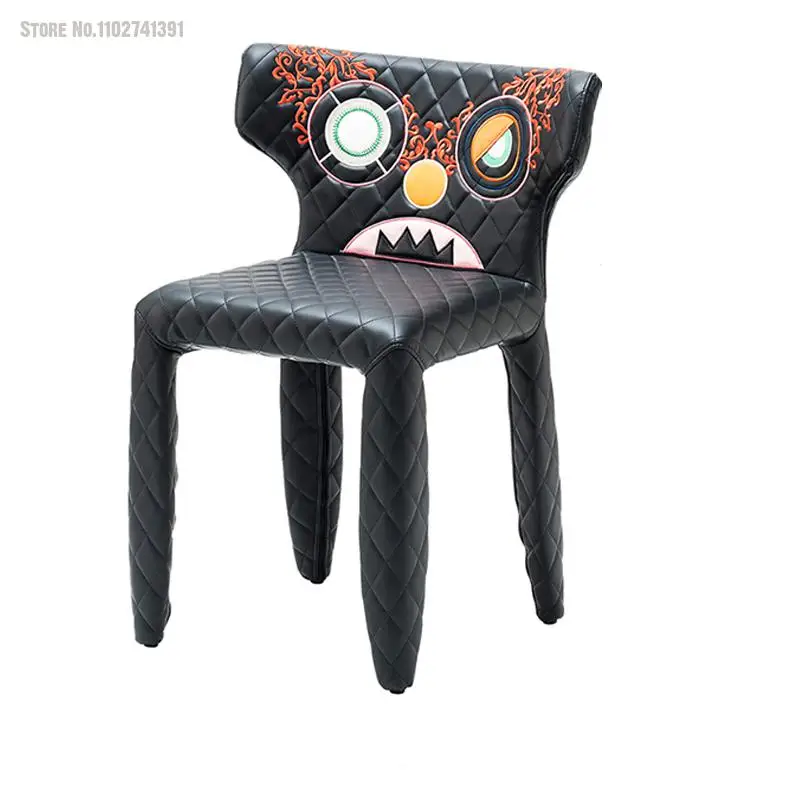 Cadeira De Jantar Mobiliário Italiano Casa Monstro Cadeira De Designer Cultura Chinesa Moderna E Minimalista, Mobiliário De Designer Cadeira