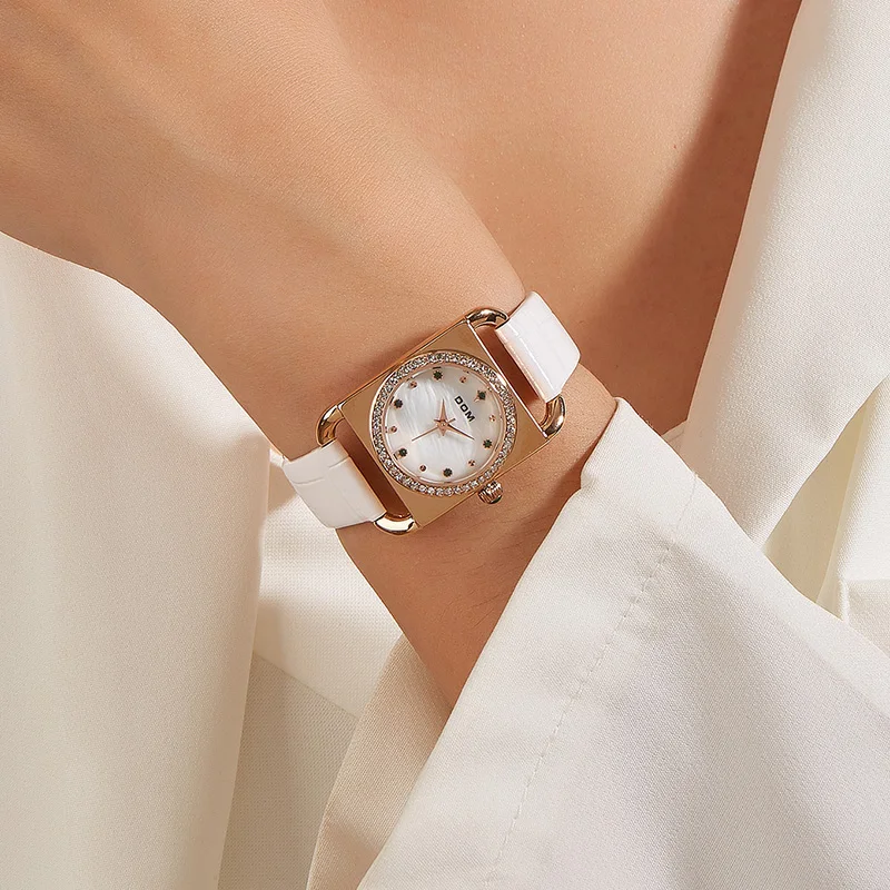 DOM Mulheres Relógio de Moda das Mulheres de Quartzo Pulseira de Relógio de luxo Simples watch mulheres