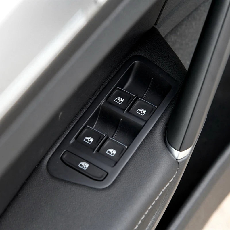 1 PCS de 8 PINOS Interruptor da Janela de Poder de Controle Botão de Plástico Preto Para VW Golf MK7 Passat B8 Tiguan Assento Ateca Lbiza/ST Leon 2016-2020