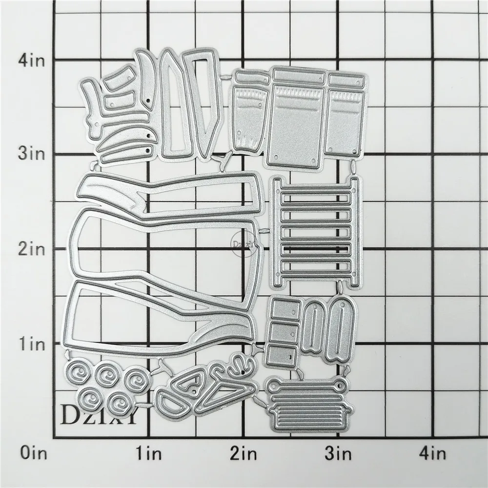 DzIxY Cabides de Metal cortantes para Fazer do Cartão Kit de Relevo de Papel Scrapbook Estênceis Bolsos do Armazenamento de Suprimentos