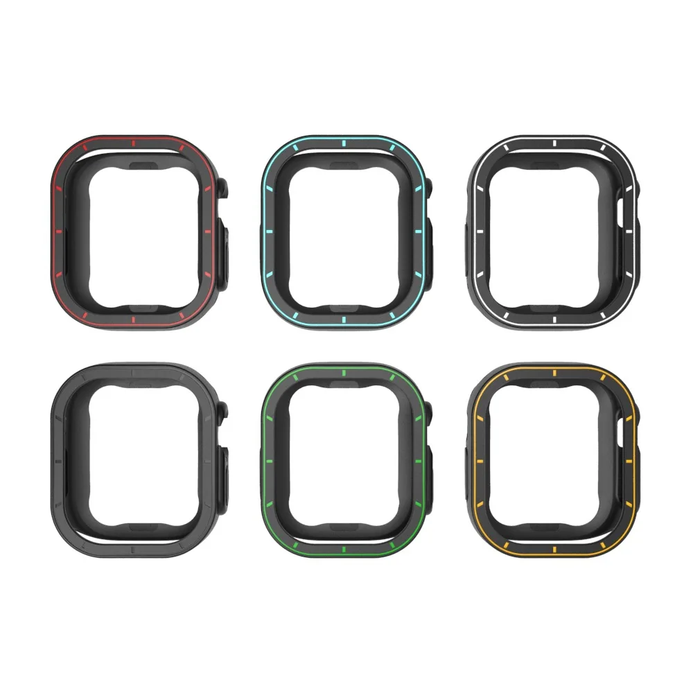 Caso de TPU para a Apple Relógio 49mm de Proteção Ultra Macio de Silicone Tampa Moldura Smartwatch iWatch Série 49 mm Ultra pára-choques acessórios