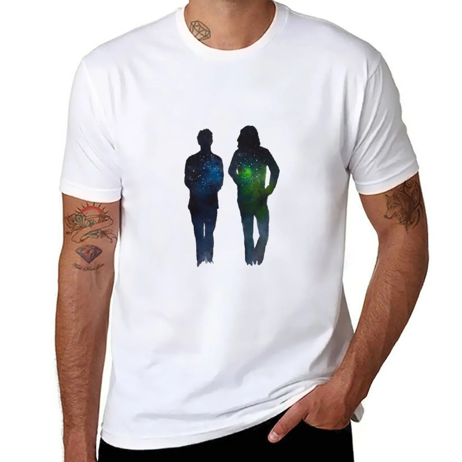 Novo Harry e Louis (Você é o Meu Galaxy), T-Shirt estética roupas de meninos animal print camisa de mens gráfico t-shirts hip hop