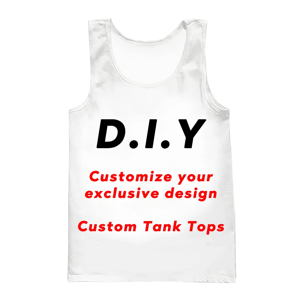 Diy Design Personalizado Próprio Estilo de Poliéster 3D Impresso Vest Topos Homens Mulheres Streetwear de grandes dimensões Tops Fornecedores Para Gota