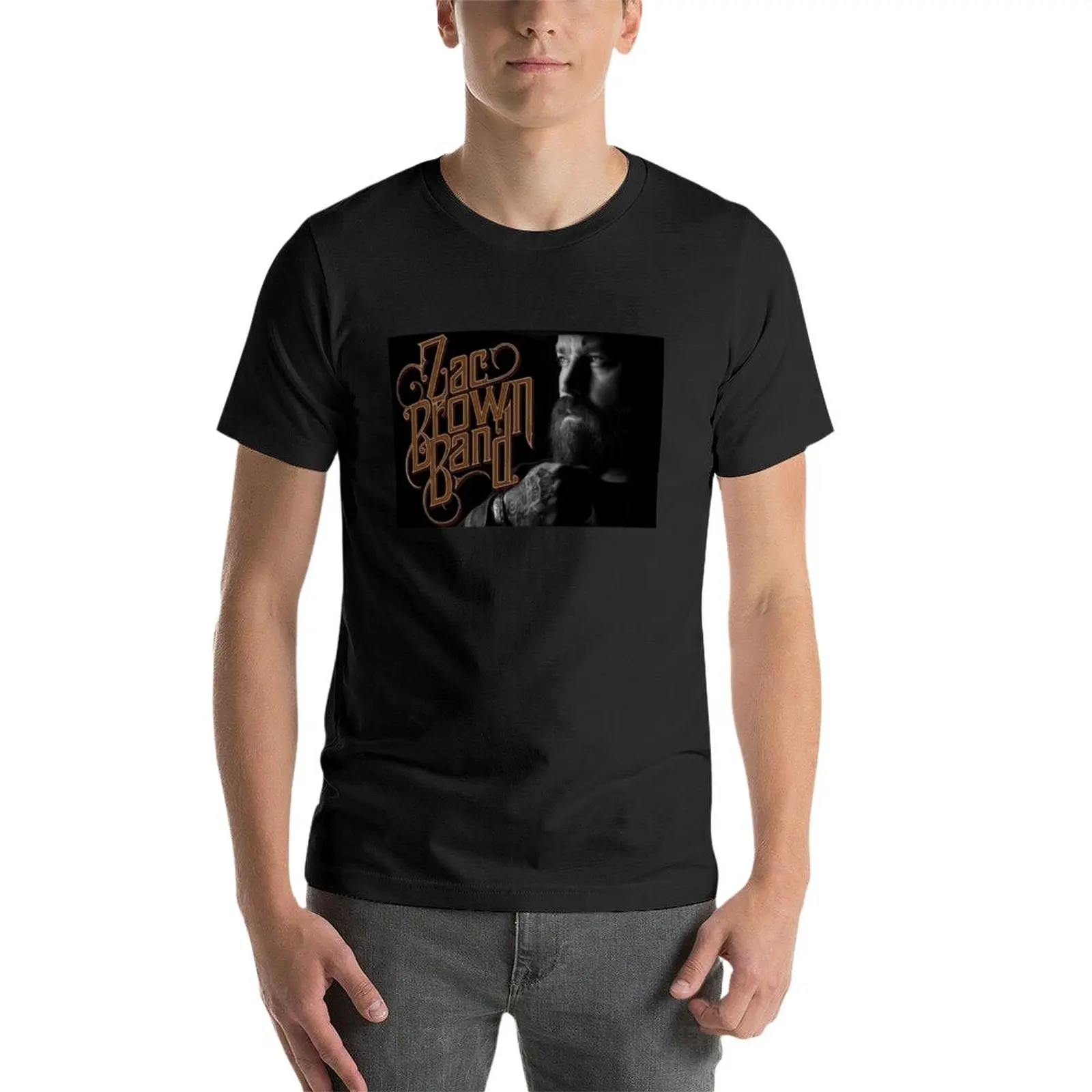 Novo zac orcamentos utilizando a tecnica de jack brown banda 2019 nirmala T-Shirt estética roupas simples t-shirt personalizada t-shirt dos Homens t-shirts