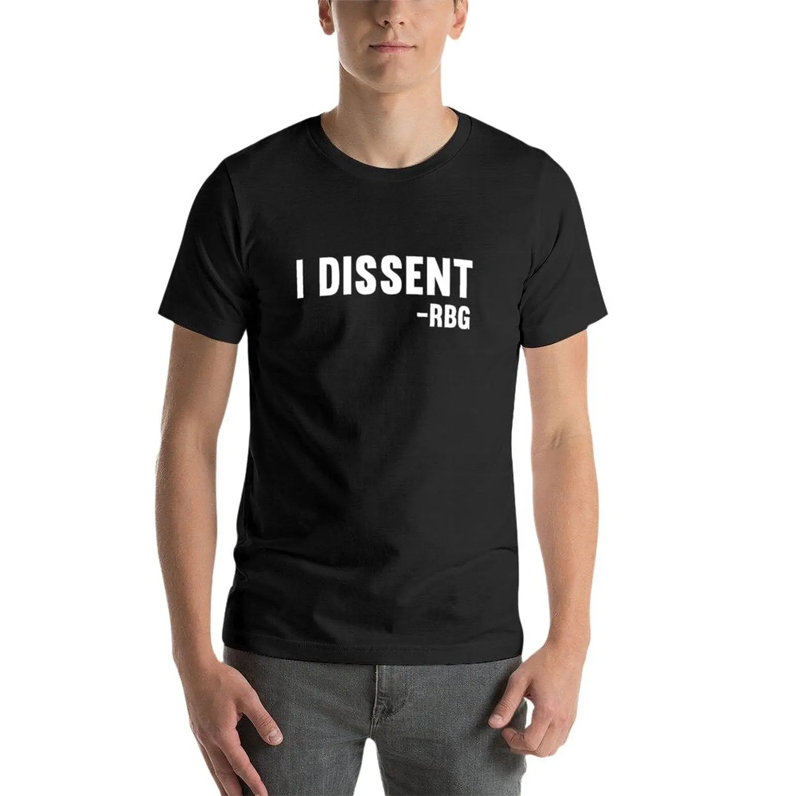 Eu dissidência RBG T-Shirt gráficos t-shirt de secagem rápida camisa camiseta pesado t-shirts para os homens