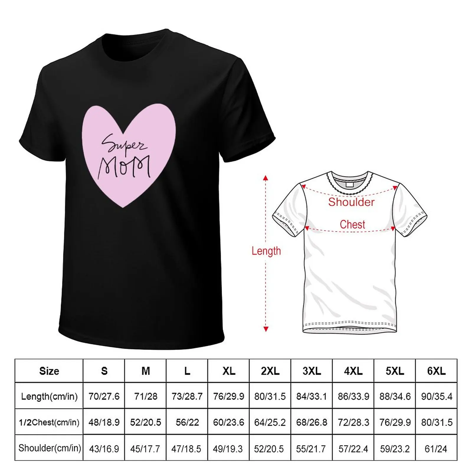 Super Mom 2 T-Shirt de roupas bonito t-shirts de algodão para homens
