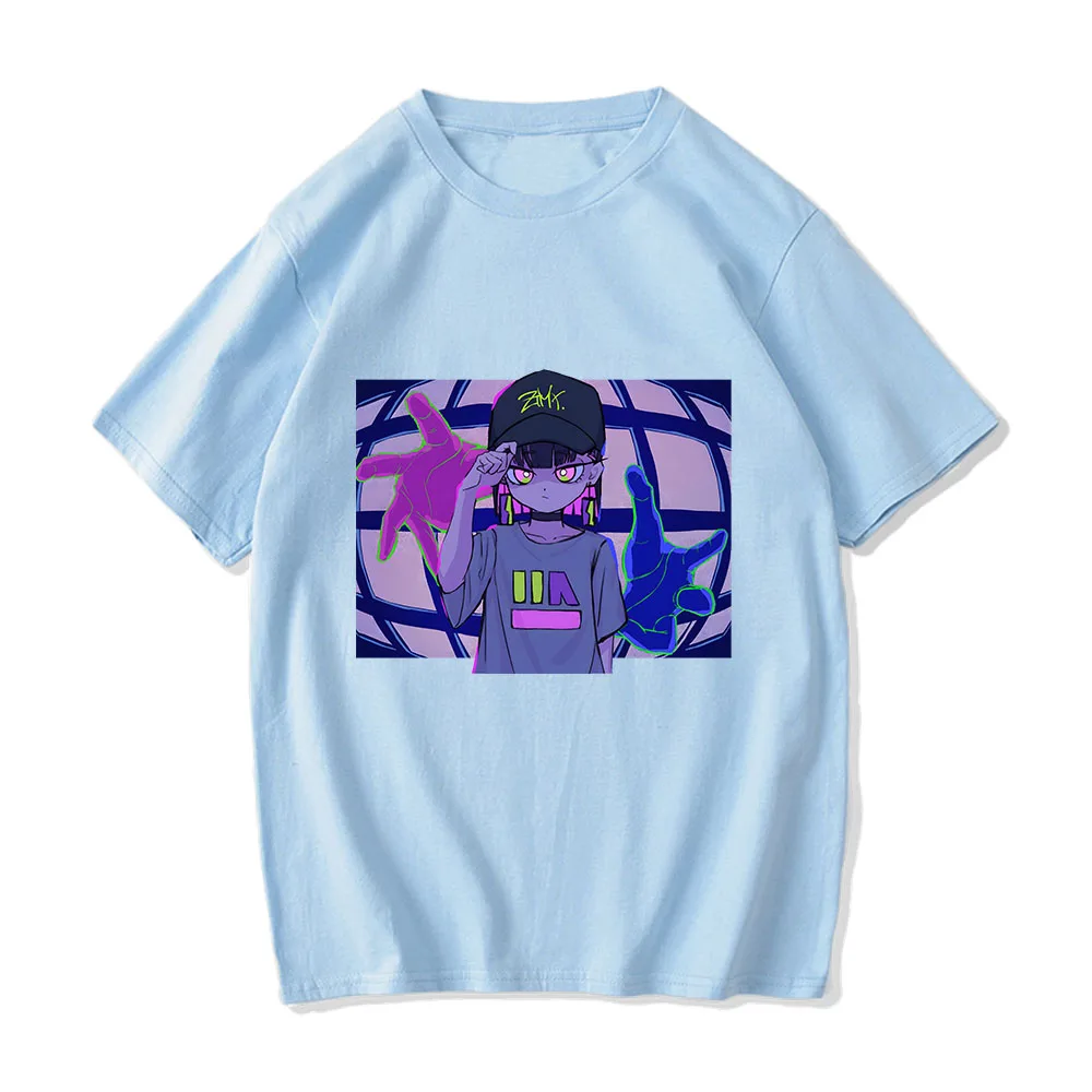 ZUTOMAYO T-Shirt 100% Algodão Roupas de Harajuku Anime Tshirt Homens Verão Tees Unisex Gráfico de Impressão de Camisas Oversized Asual T-shirts